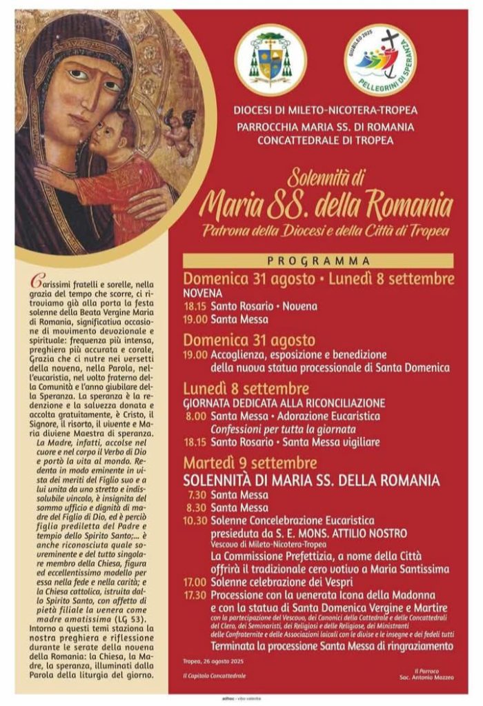 programma civile madonna Romania 2025
